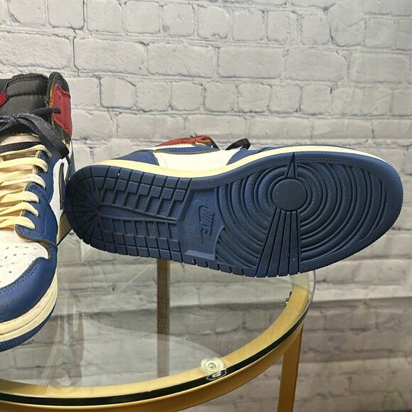 👟 Rare Jordan 1 Retro High Union Los Angeles Storm Blue - Size 11 👟 - Picture 6 of 7